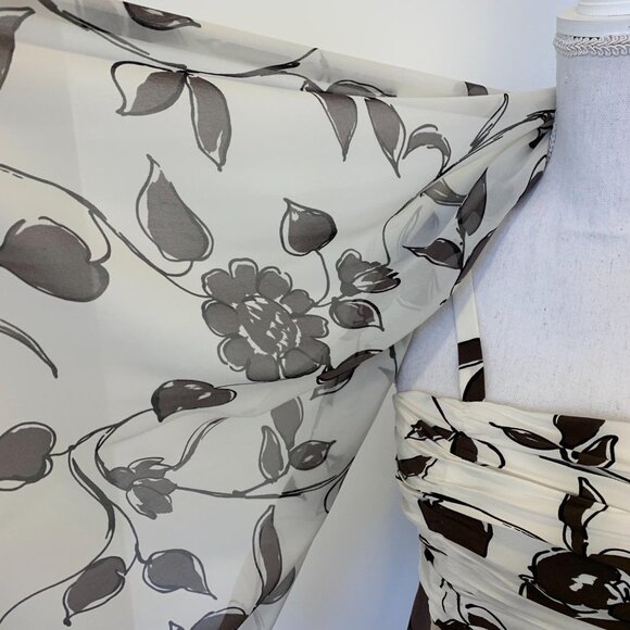 Marly’s 100% silk floral dress w/ scarf made in it - Picture 11 of 16